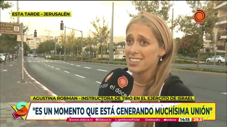 La instructora de tiro cordobesa en Israel
