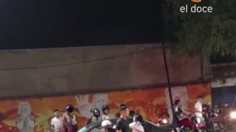 Furia en el Parque Sarmiento dejó heridos y destrozos
