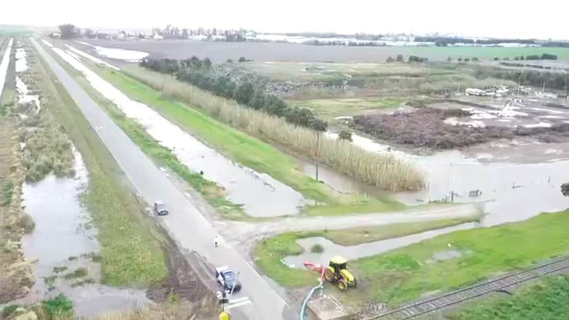 Cruz Alta tras la lluvia récord para agosto