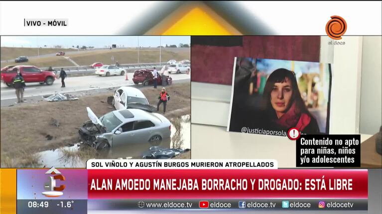 Tragedia en Circunvalación: piden que se juzgue como homicidio doloso