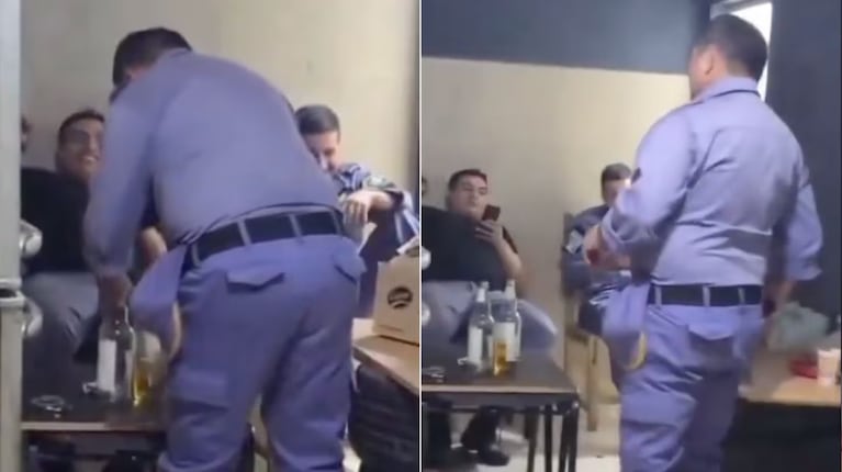 Policías chaqueños se filmaron tomando alcohol en la Comisaría