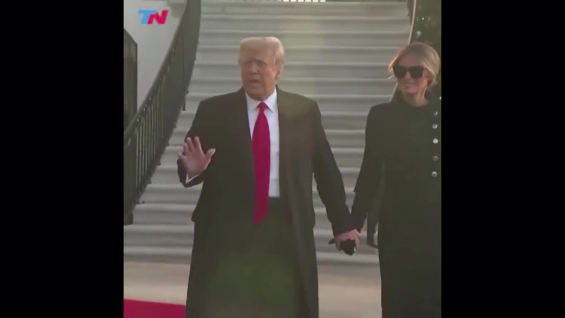 Así se fue Donald Trump de la Casa Blanca
