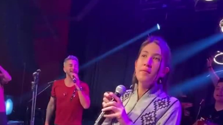 David Ortiz cantó con Sele Vera