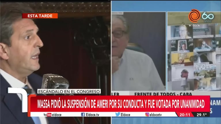 Sergio Massa sobre el diputado K: "Le faltó el respeto a todo el pueblo argentino"