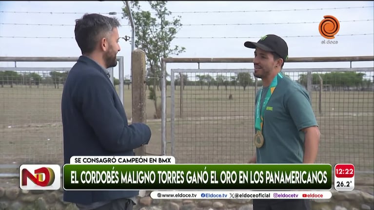 El cordobés Maligno Torres ganó el oro en los Panamericanos: su experiencia