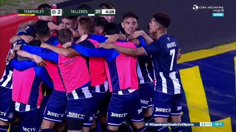 Copa Argentina: doblete de Santos para la victoria de Talleres