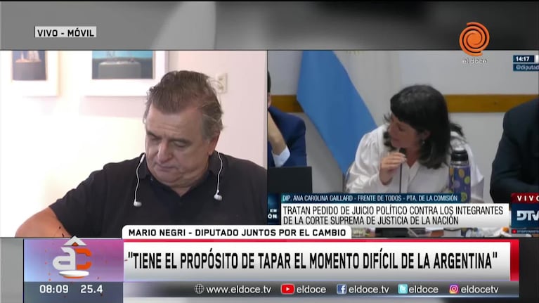 Negri apuró a Schiaretti para que defina la fecha de elecciones