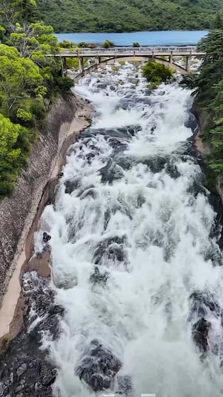El vertedero de Segunda Usina regaló un espectáculo único