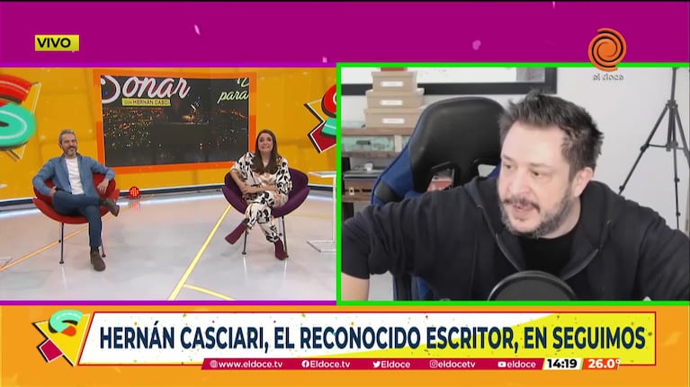 Hernán Casciari en Seguimos: vivir de ser escritor en la actualidad