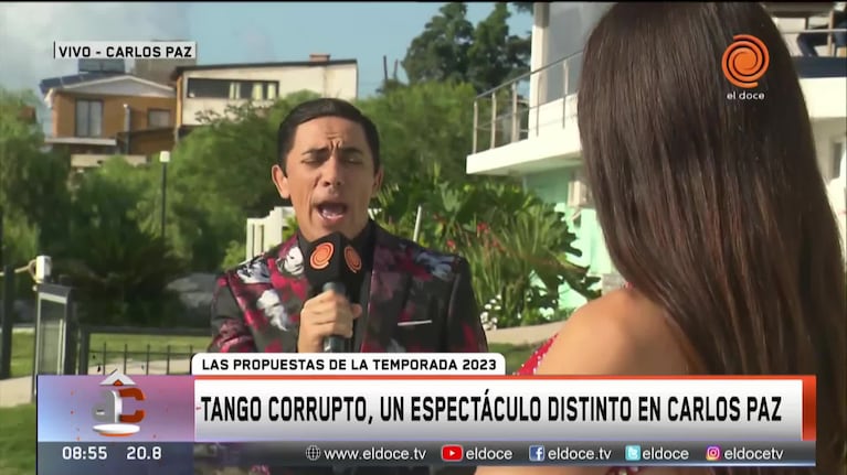 Tango Corrupto estuvo en vivo en Arriba Córdoba desde Carlos Paz