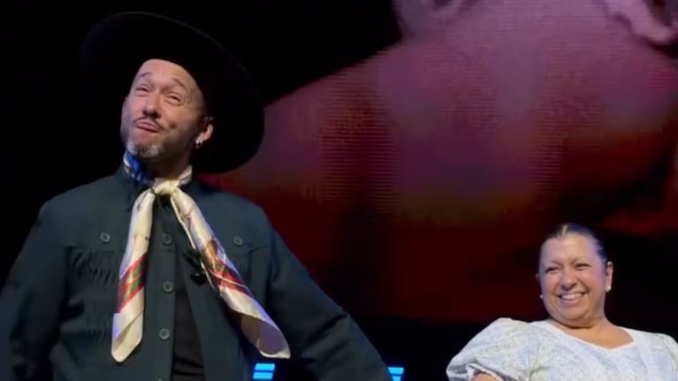 Diego Granadé y su mamá se llevaron la ovación del Movistar