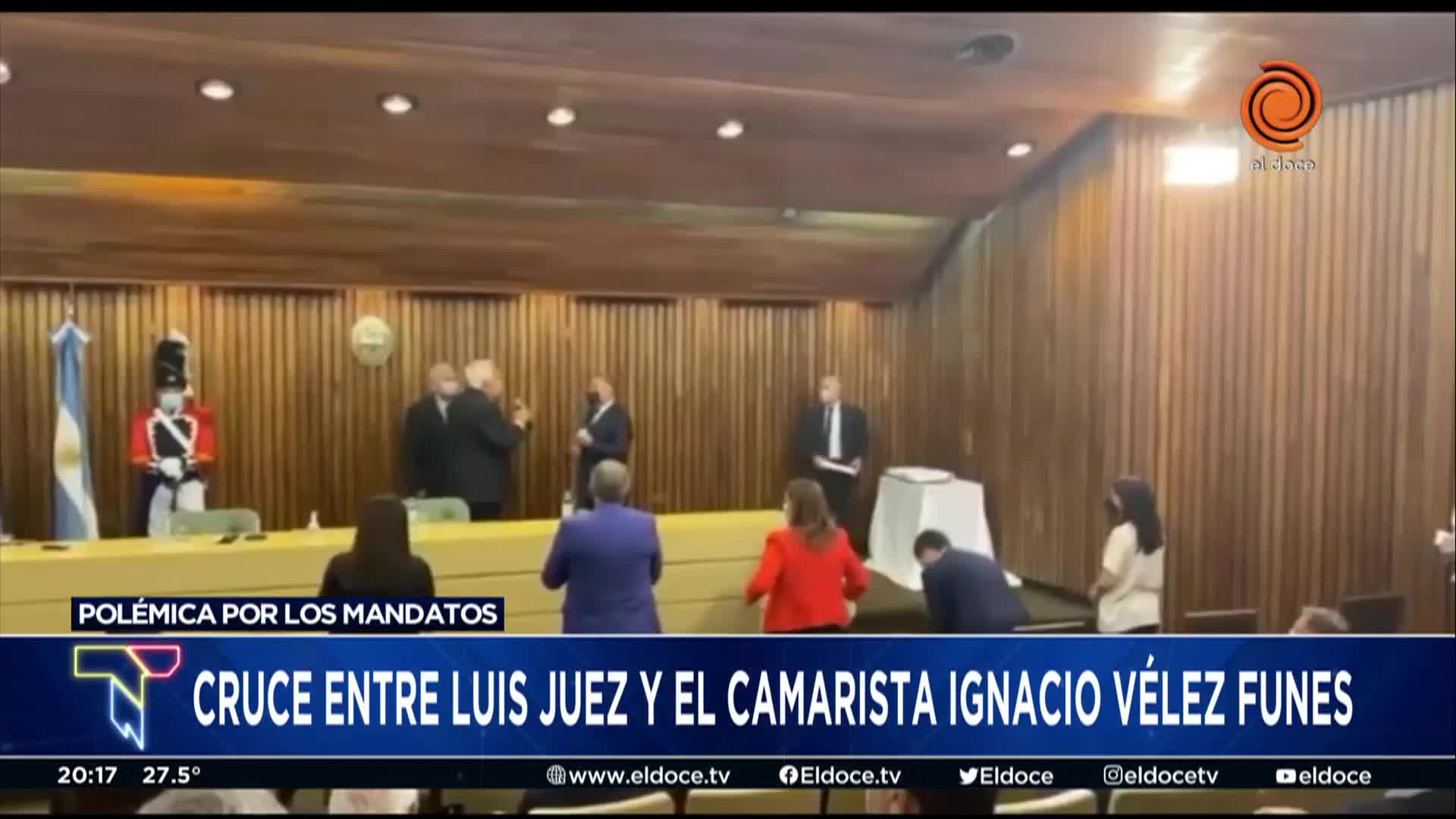 El cruce entre Luis Juez e Ignacio Vélez Funes