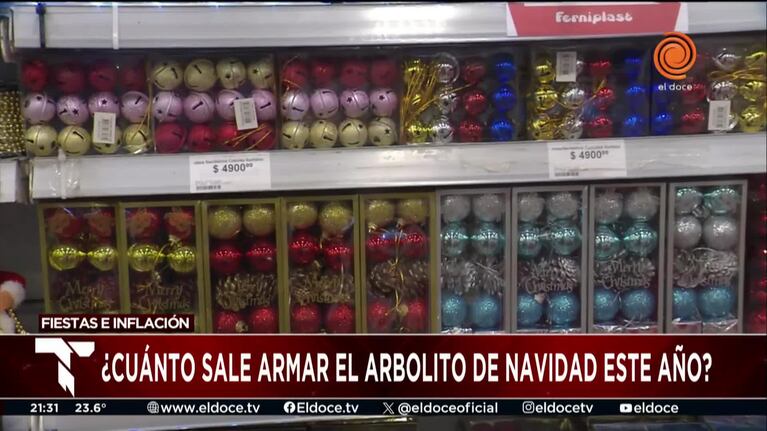 Con la suba de precios, cuánto sale armar el arbolito de Navidad