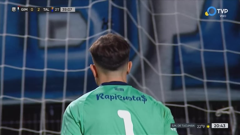El gol de penal de Ramón Sosa para Talleres
