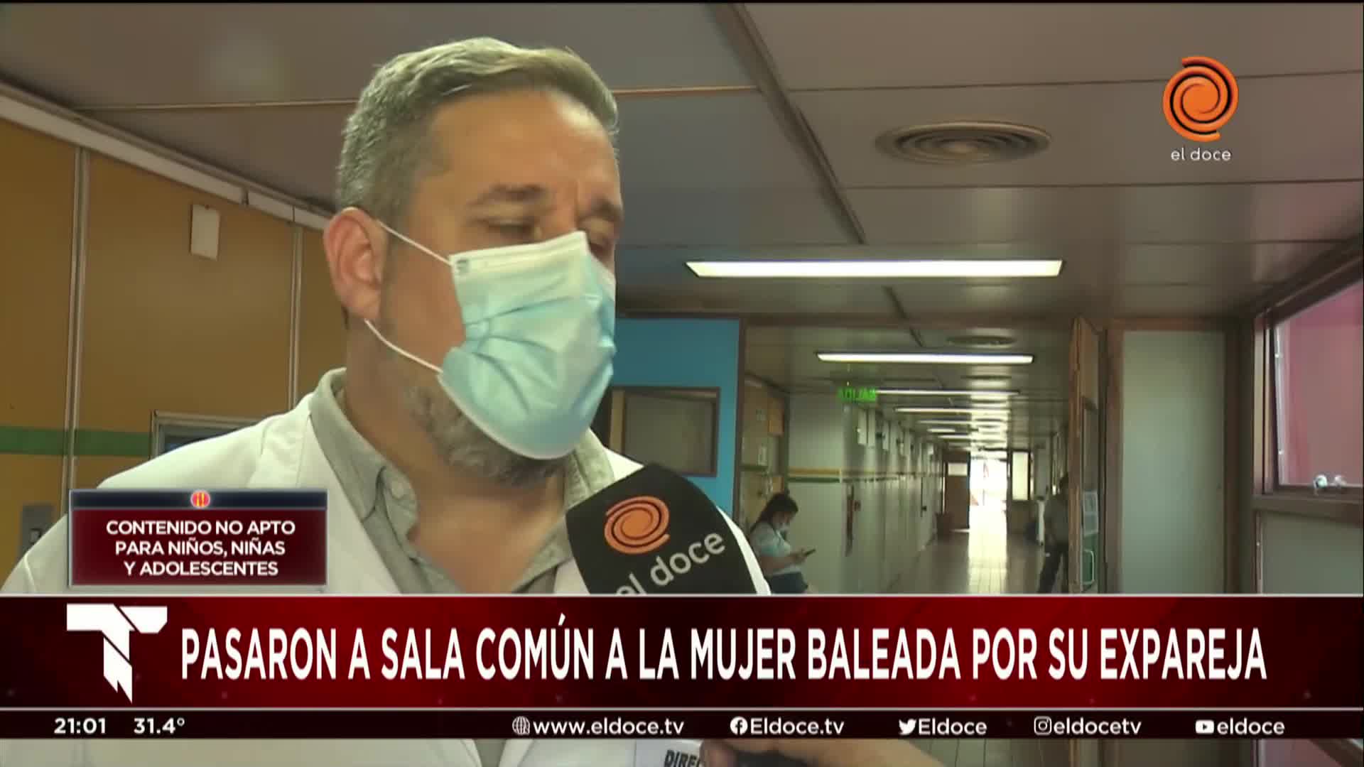 Destacaron la recuperación de la mujer baleada frente a una concesionaria