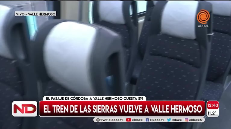 El Tren de las Sierras ya llega hasta Valle Hermoso