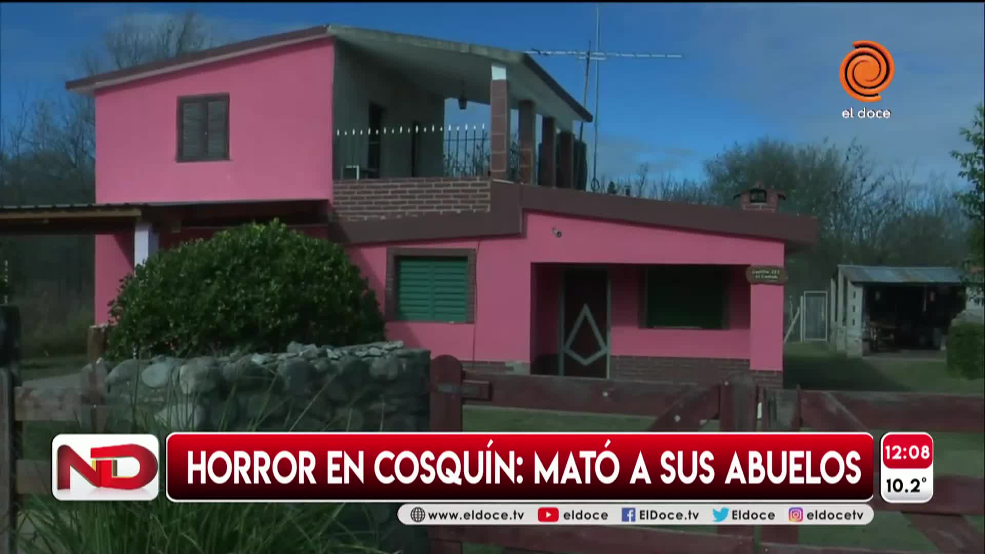 Consternación en Cosquín por el crimen de los abuelos