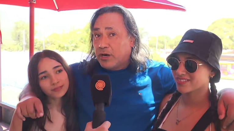 La emoción de Galleguillo al contar que se reencontró con sus hijas