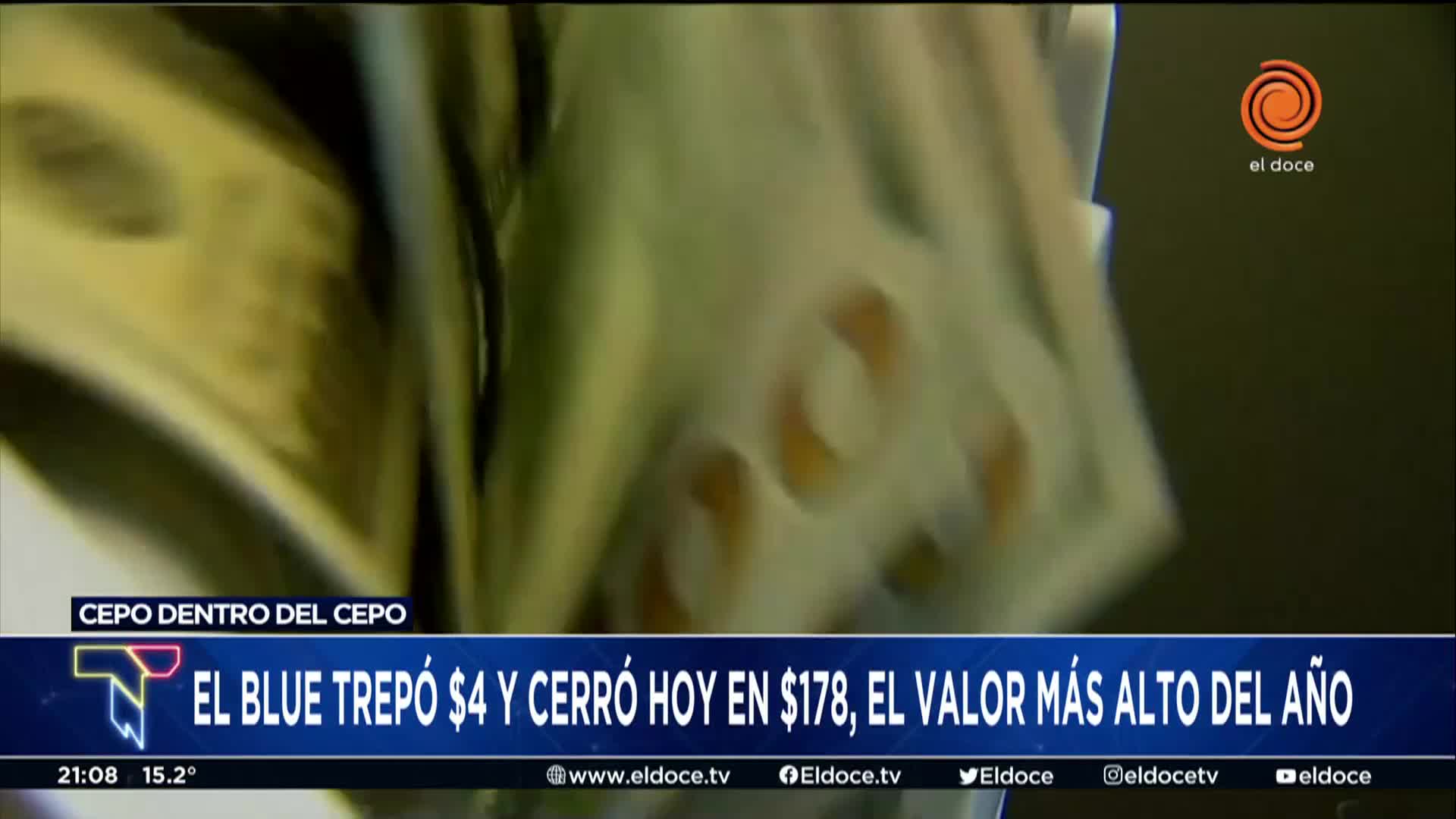 El dólar blue alcanzó el valor más alto del año: "Es un objetivo político"