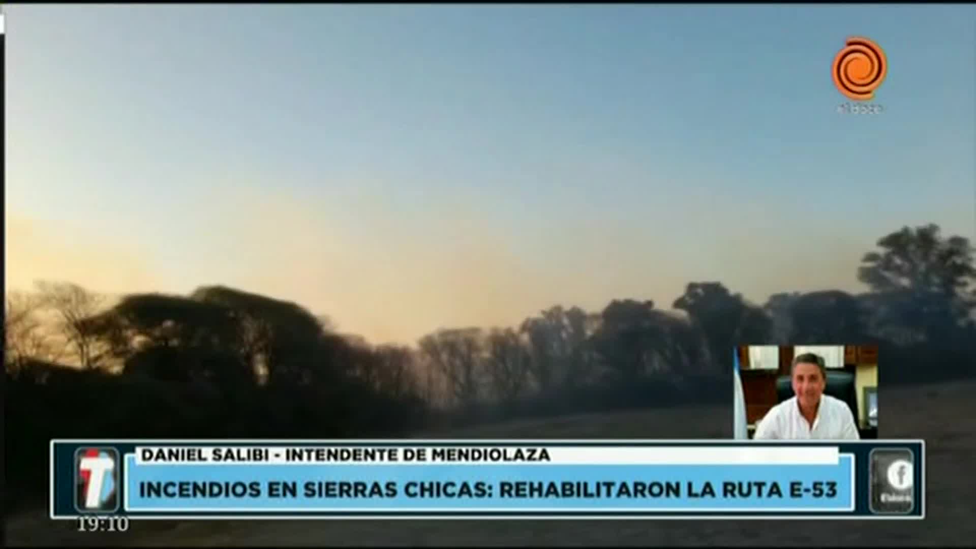 Salibi y los detalles del incendio en Sierras Chicas