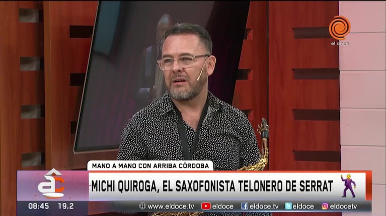 Michi Quiroga tras el show de Serrat en Córdoba: “Había un ambiente único”