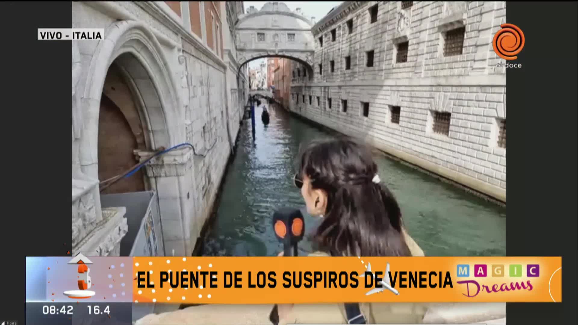 ¡Flor Ferrero llegó a Venecia!