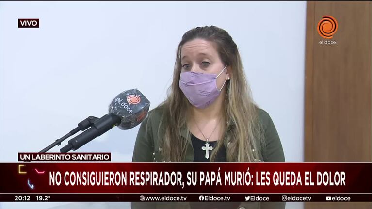 Murió por coronavirus: la odisea para intentar salvar a su papá