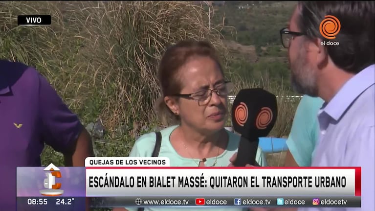 Bialet Masse sin transporte urbano: la queja de vecinos