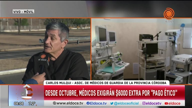 Médicos exigirán 6 mil pesos extra por “pago ético” desde octubre: cómo funcionaría
