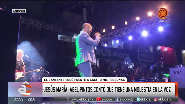 Abel Pintos y el problema en su voz