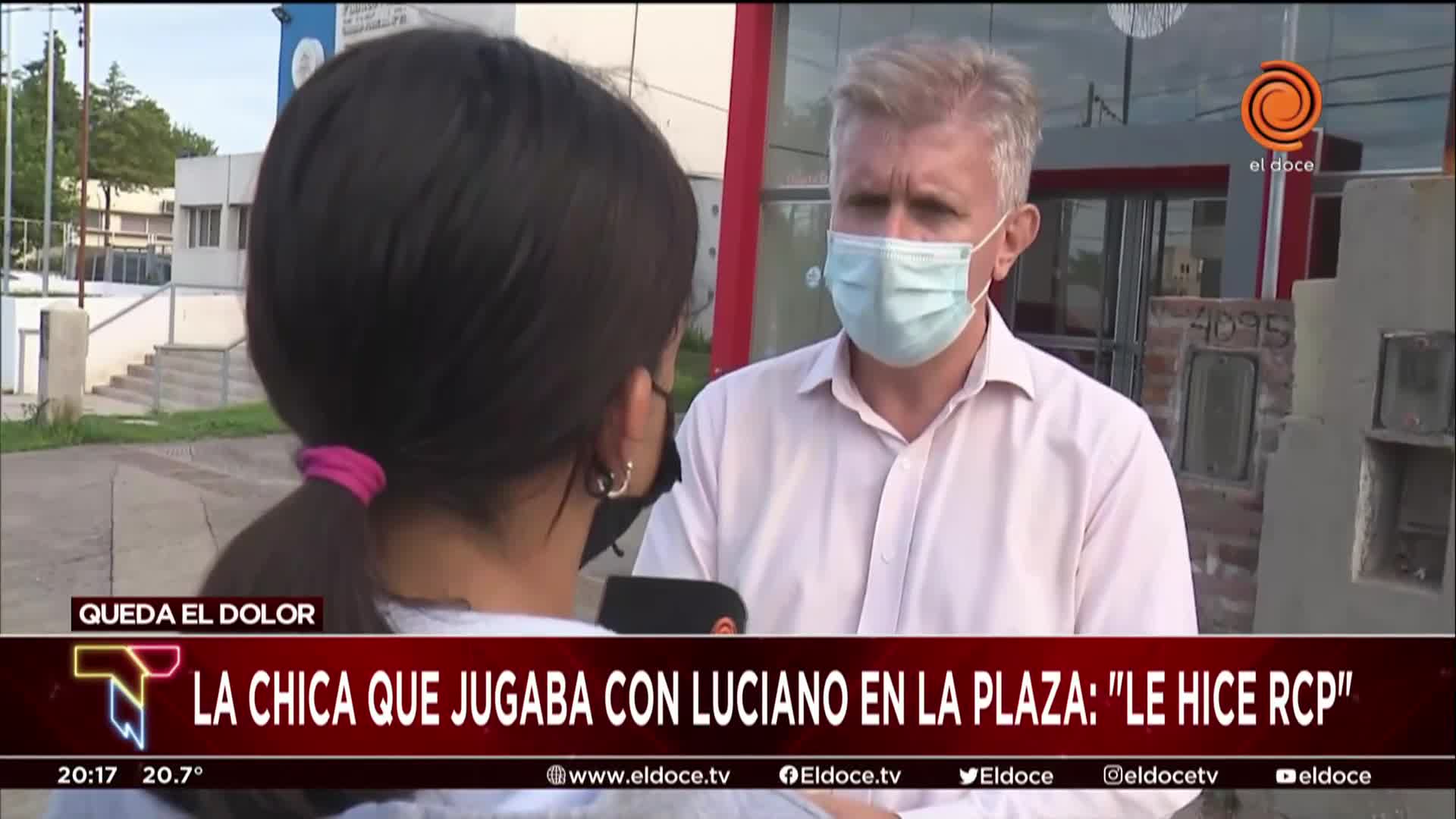 Caso Luciano Aranda: el relato de una testigo de la tragedia