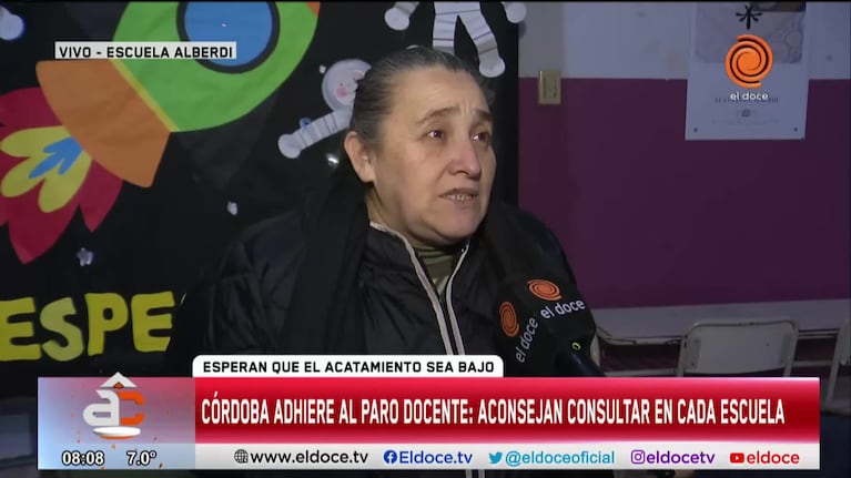 Cómo afectó el paro a las escuelas en Córdoba