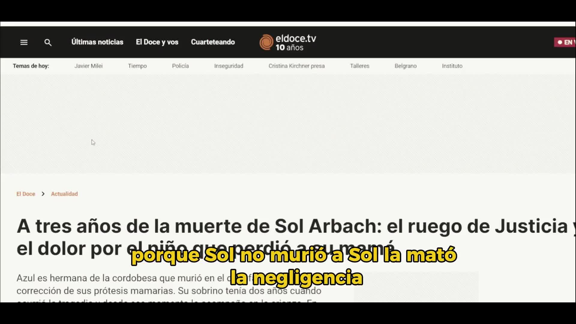 VIDEO SOL