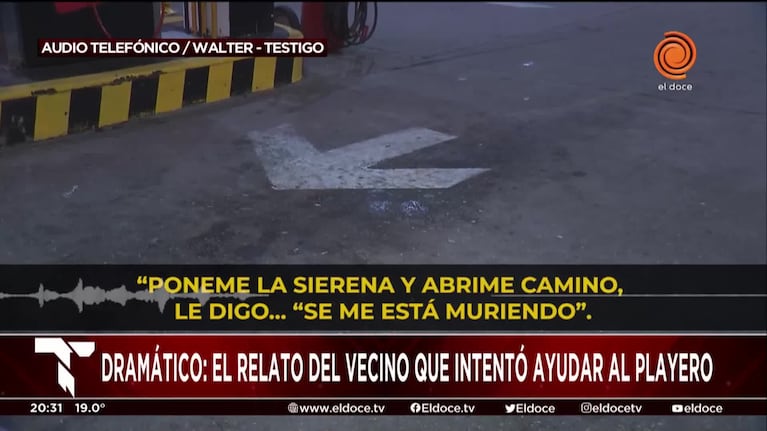 Asistió al playero asesinado: "Llamen a alguien que me estoy muriendo"