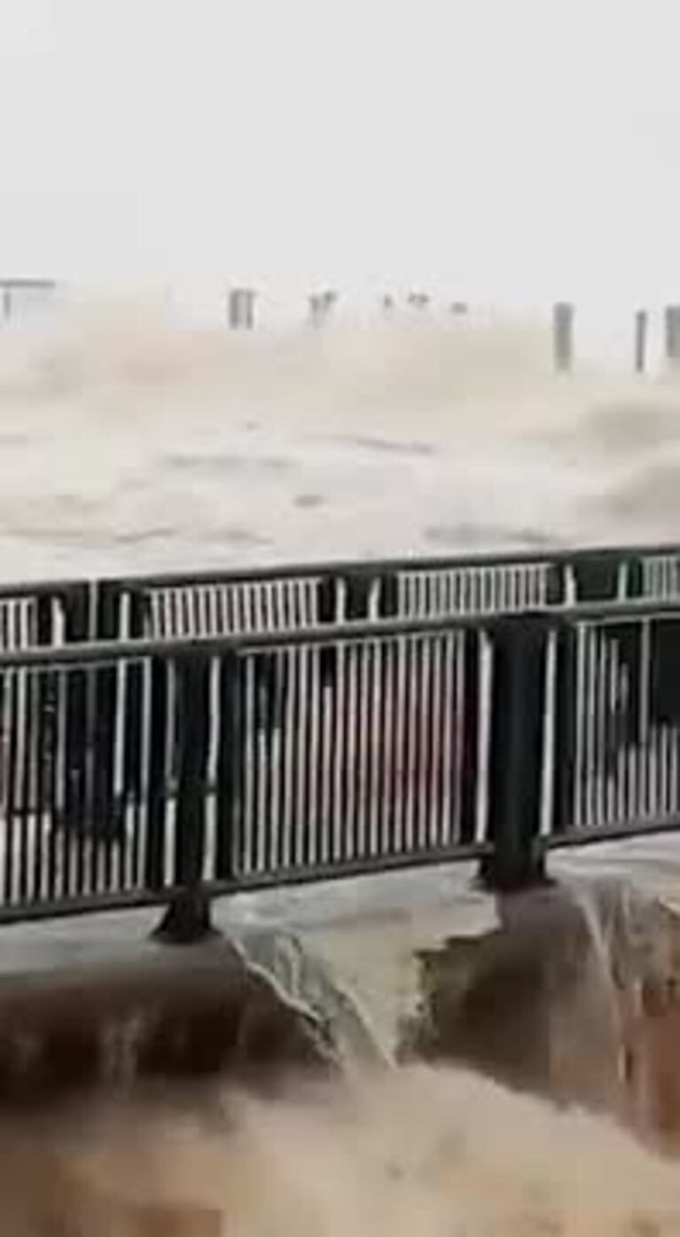 La impactante crecida del Río Iguazú