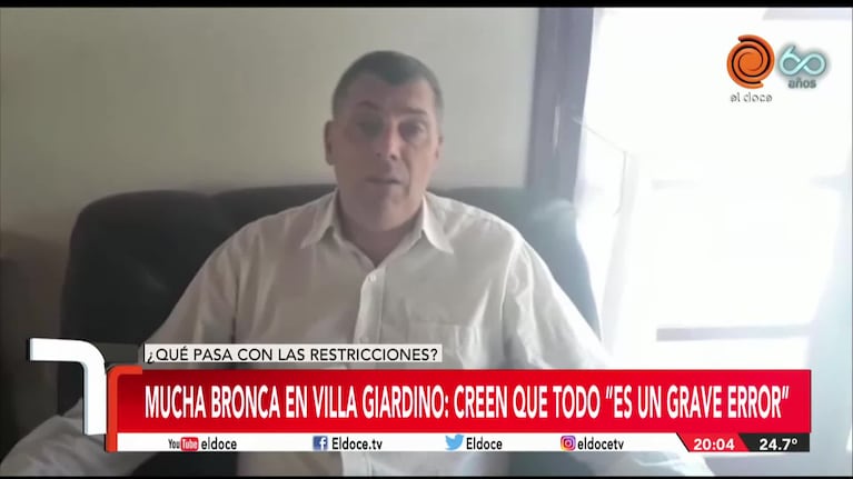 Quejas y pedidos de intendentes del interior de Córdoba para frenar las restricciones