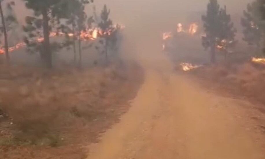 Incendio en Villa Yacanto