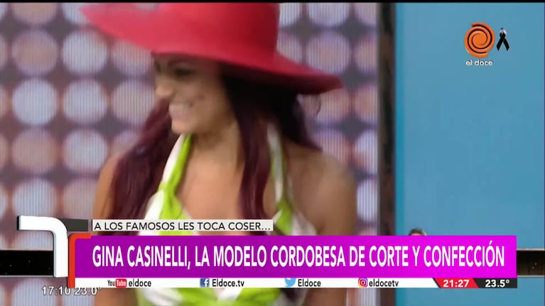 La cordobesa que participa como modelo en Corte y Confección Famosos