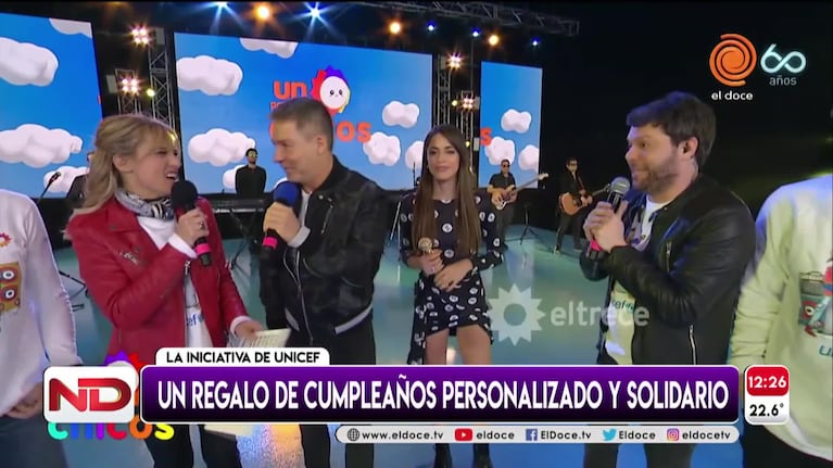 Festejos personalizados para ayudar con Unicef