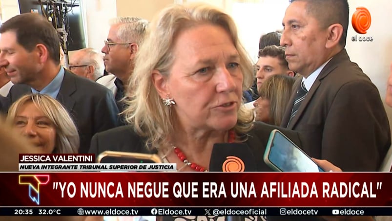 Las declaraciones de Jéssica Valentini tras asumir en el TSJ