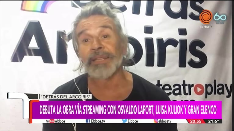 Osvaldo Laport habló de sus accidentes durante la cuarentena