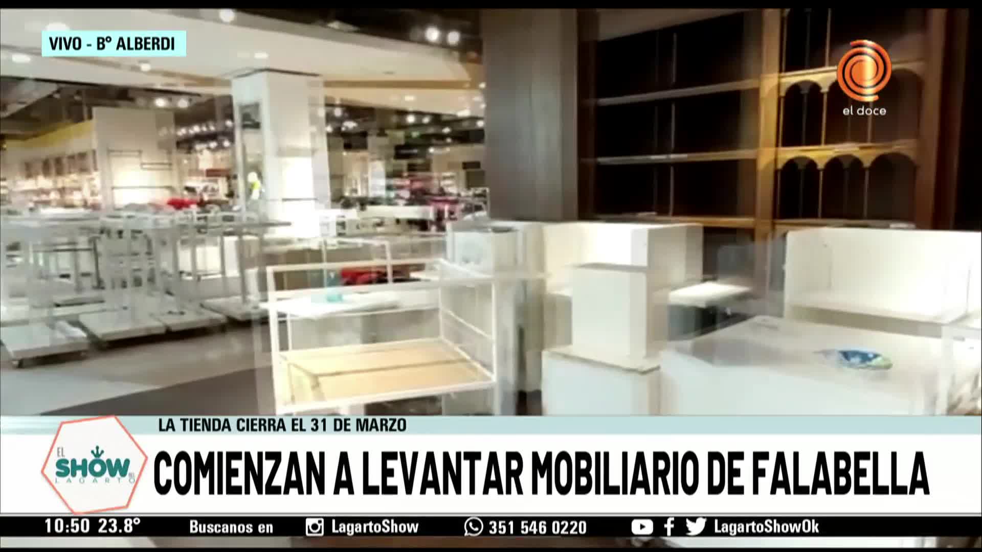 Un recorrido por Falabella: así está a días del cierre