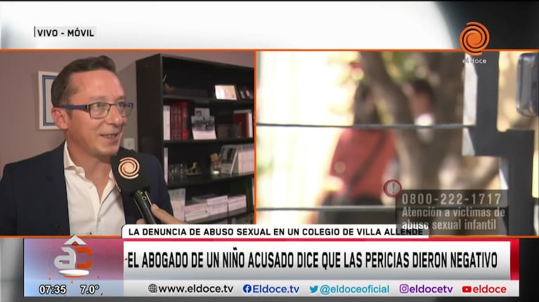 Denuncia de abuso en Villa Allende: sostienen que las pericias “dieron negativo”