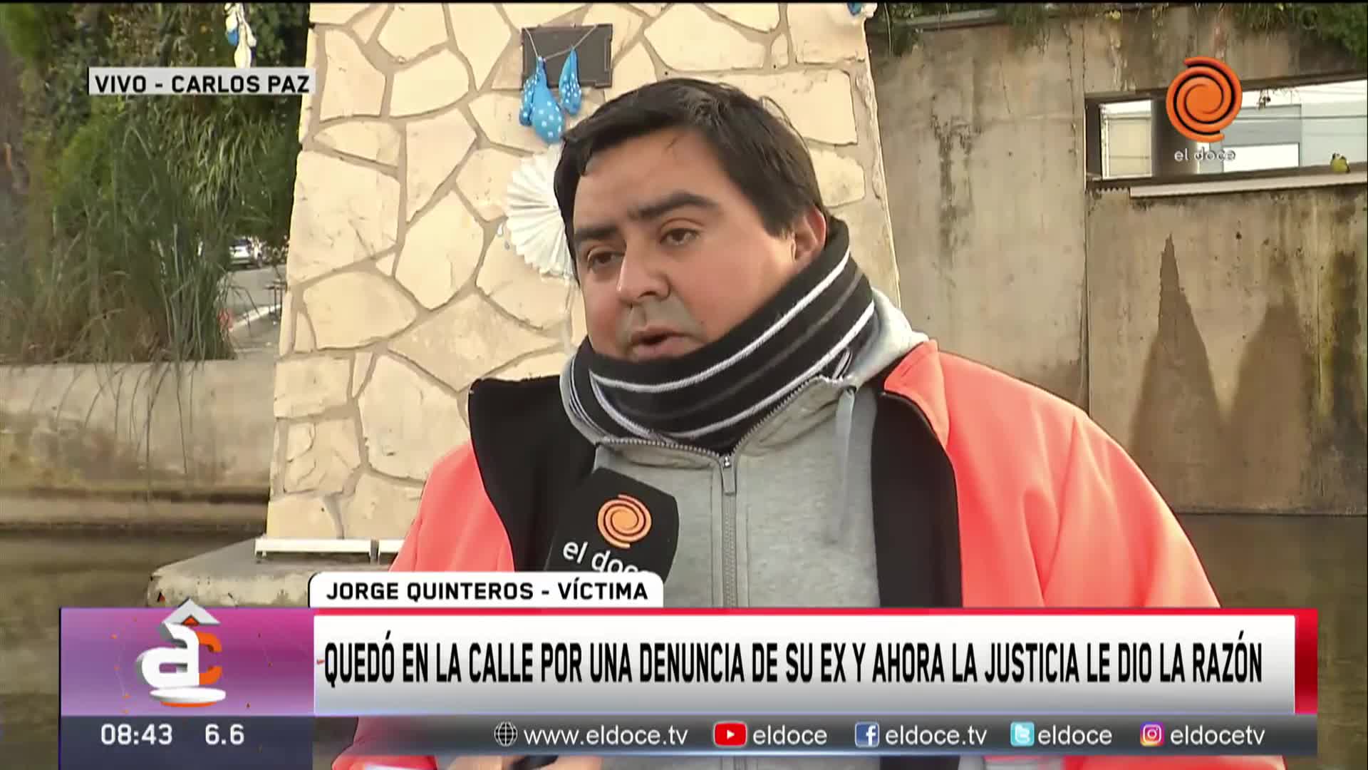 Quedó en la calle por una denuncia de su ex y ahora la Justicia le dio la razón