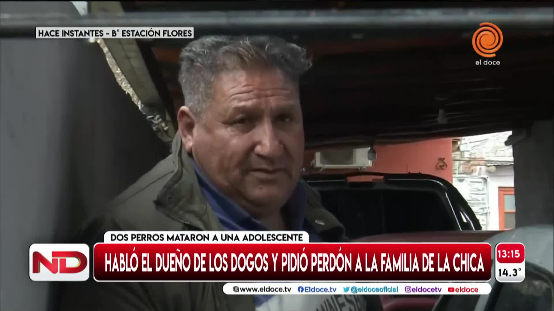 El testimonio del dueño de los dogos que mataron a la chica de 15 años