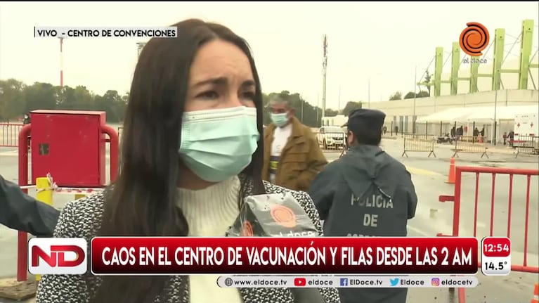 Cambio de criterio: solo vacunarán a quienes tengan turno en el día