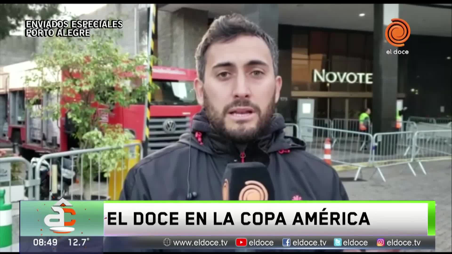 La fría recibida a la Selección Argentina en Porto Alegre