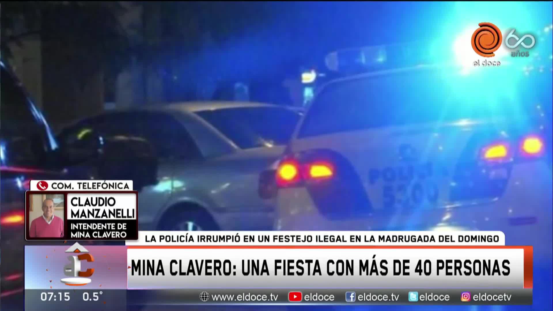 Fiesta con 40 personas en Mina Clavero: "Hay muchas juntadas"