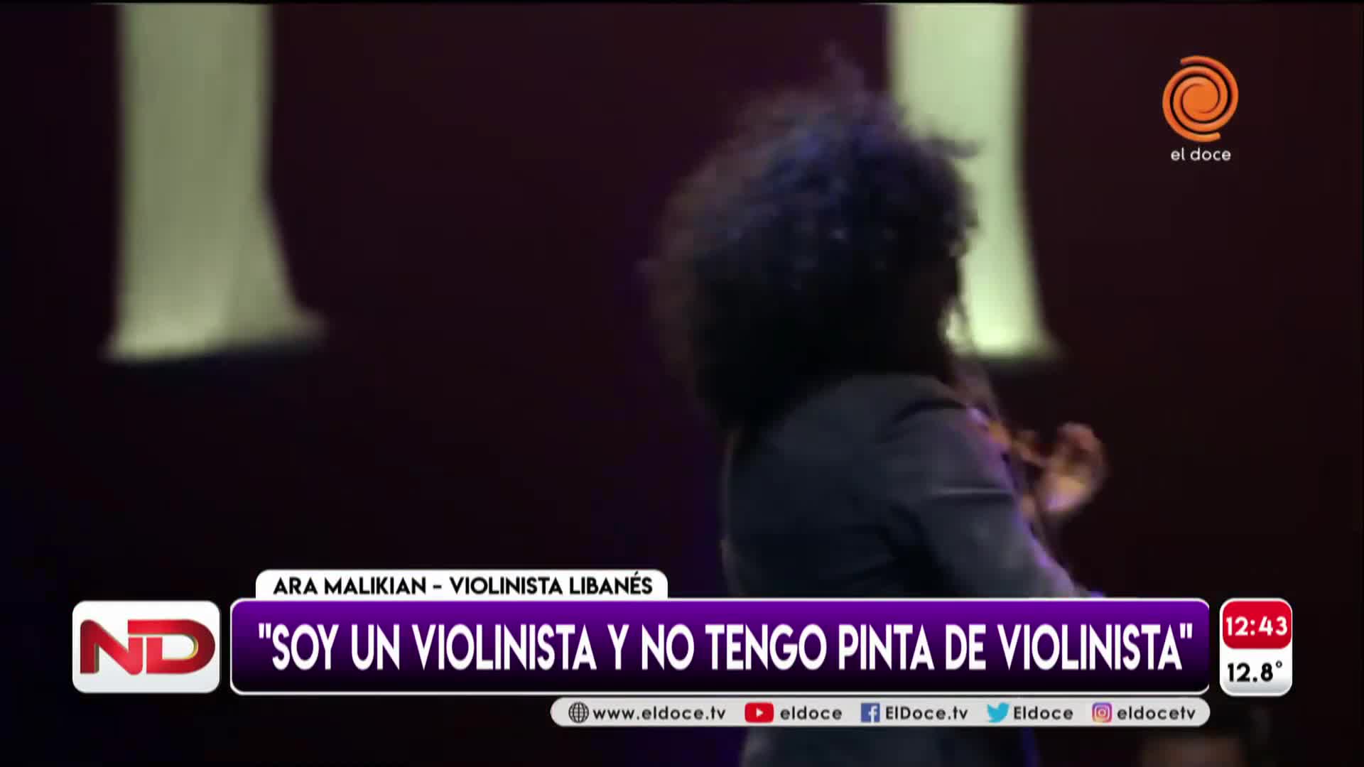 Quién es Ara Malikian, el violinista libanés que fusiona música clásica con rock