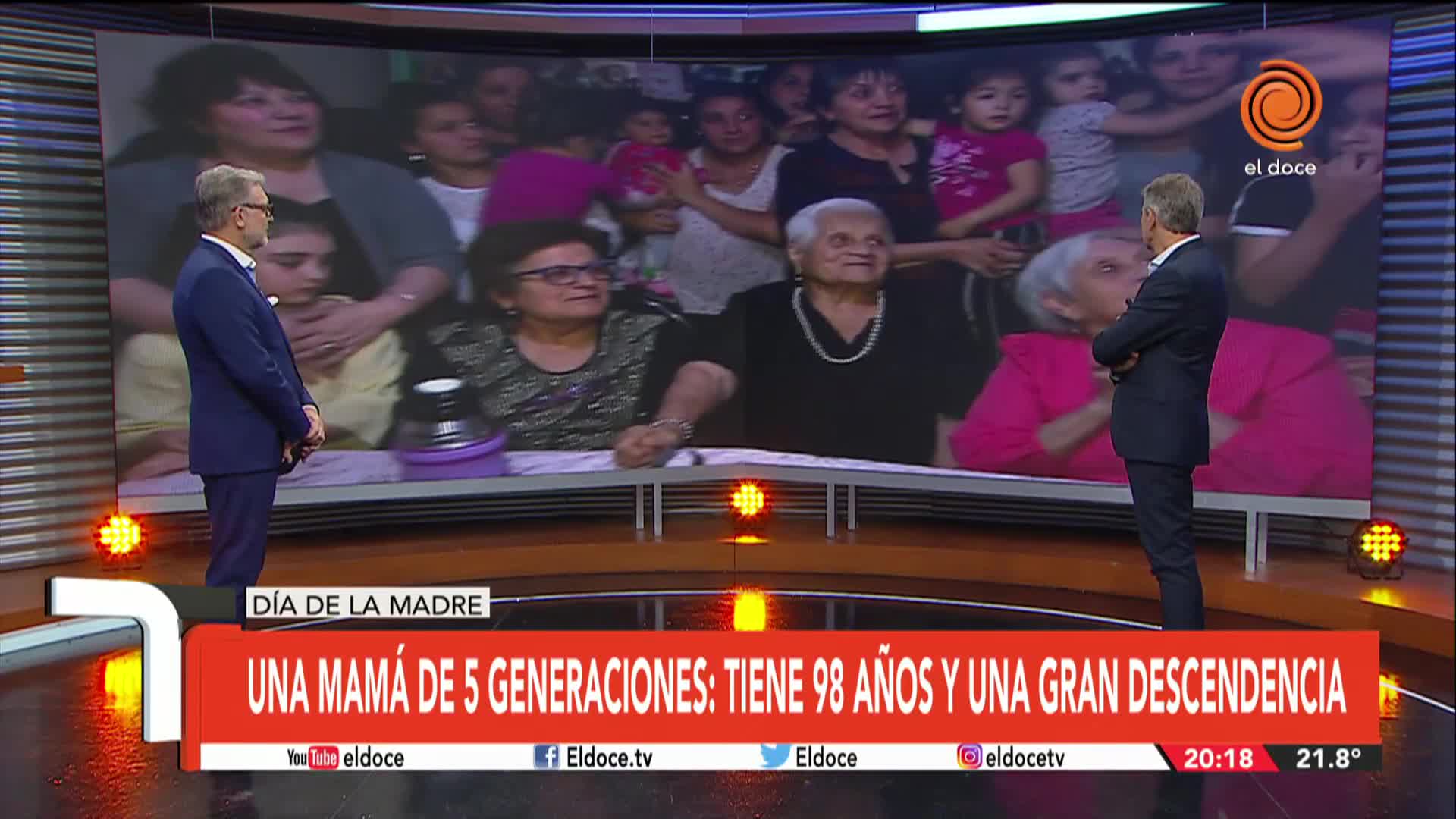 Una mamá de cinco generaciones